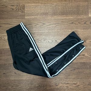 Youth Adidas button track pants